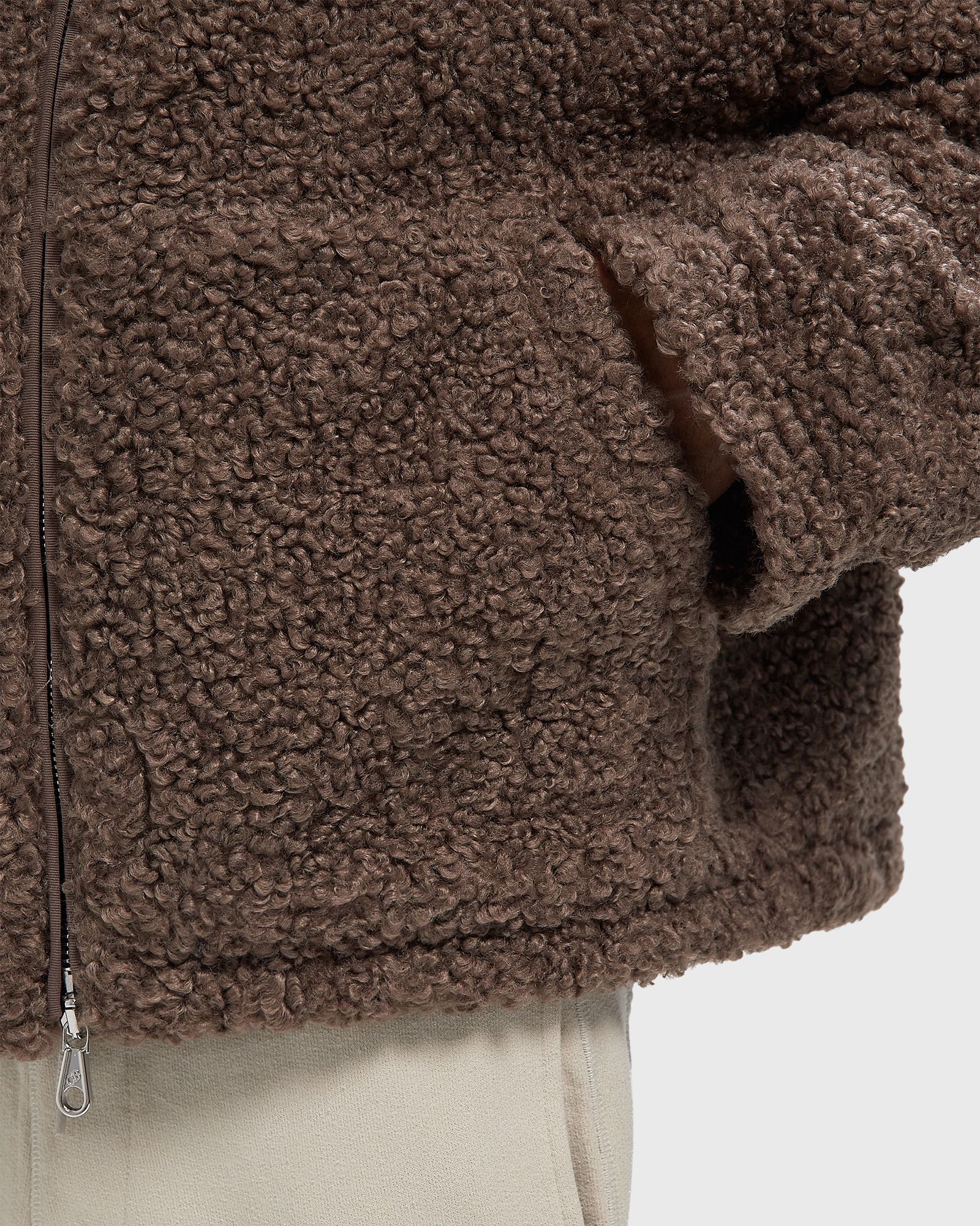 ZIP THROUGH HOODED FLEECE