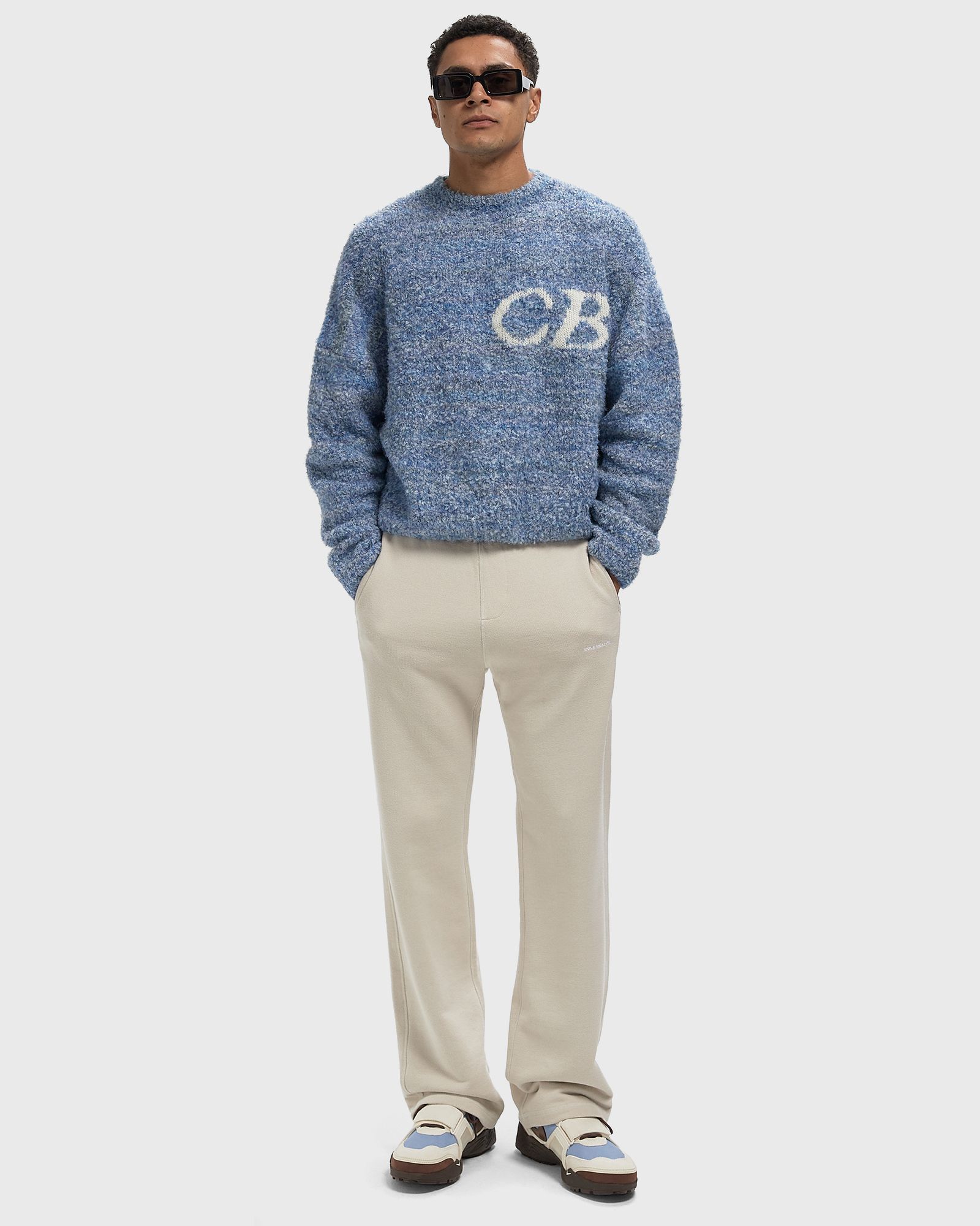 BOUCLE CB LOGO SWEATER