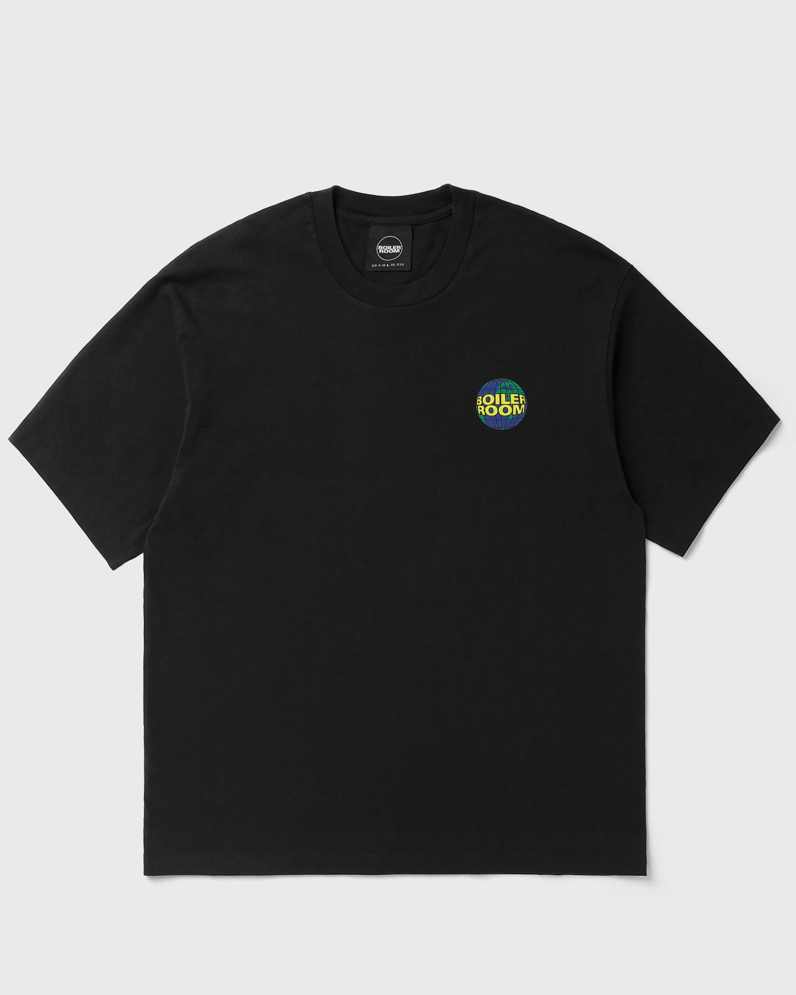 Boiler Room Boiler Room GLOBE LOGO TEE in black