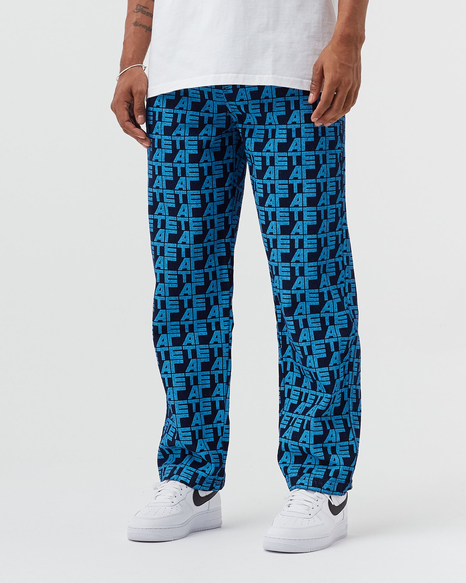 Jean Allover Pants (slightly tapered)