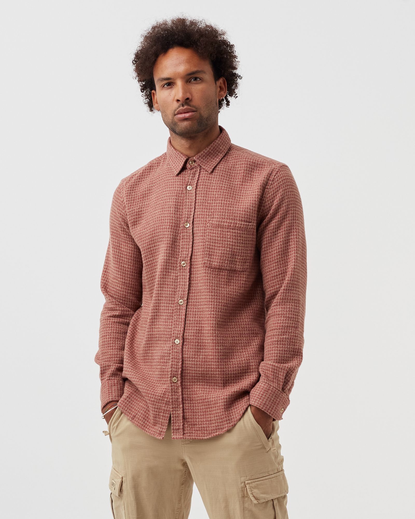 ABSTRACT PIED POULE SHIRT