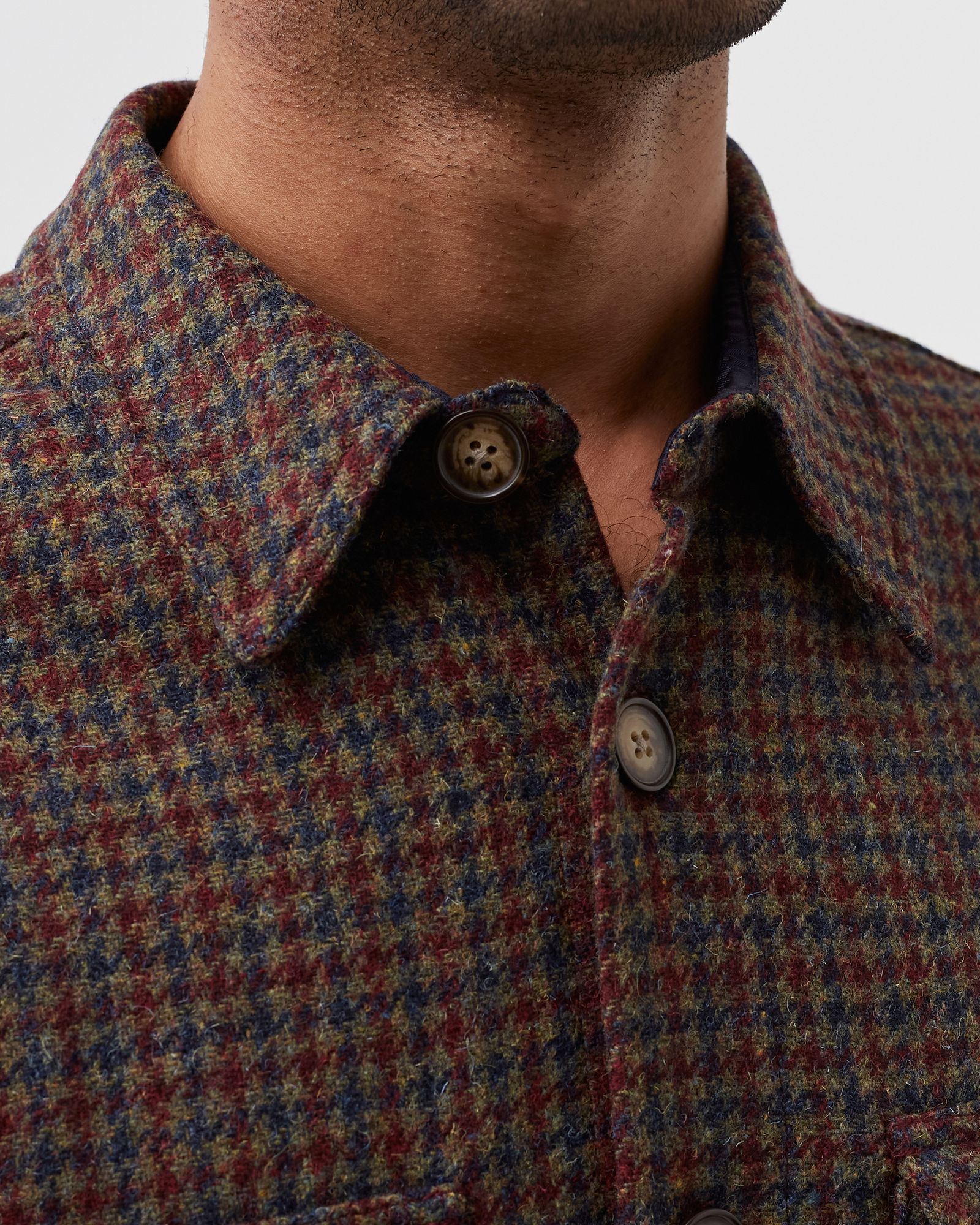 WOOL FIELD OCEAN OVERSHIRT