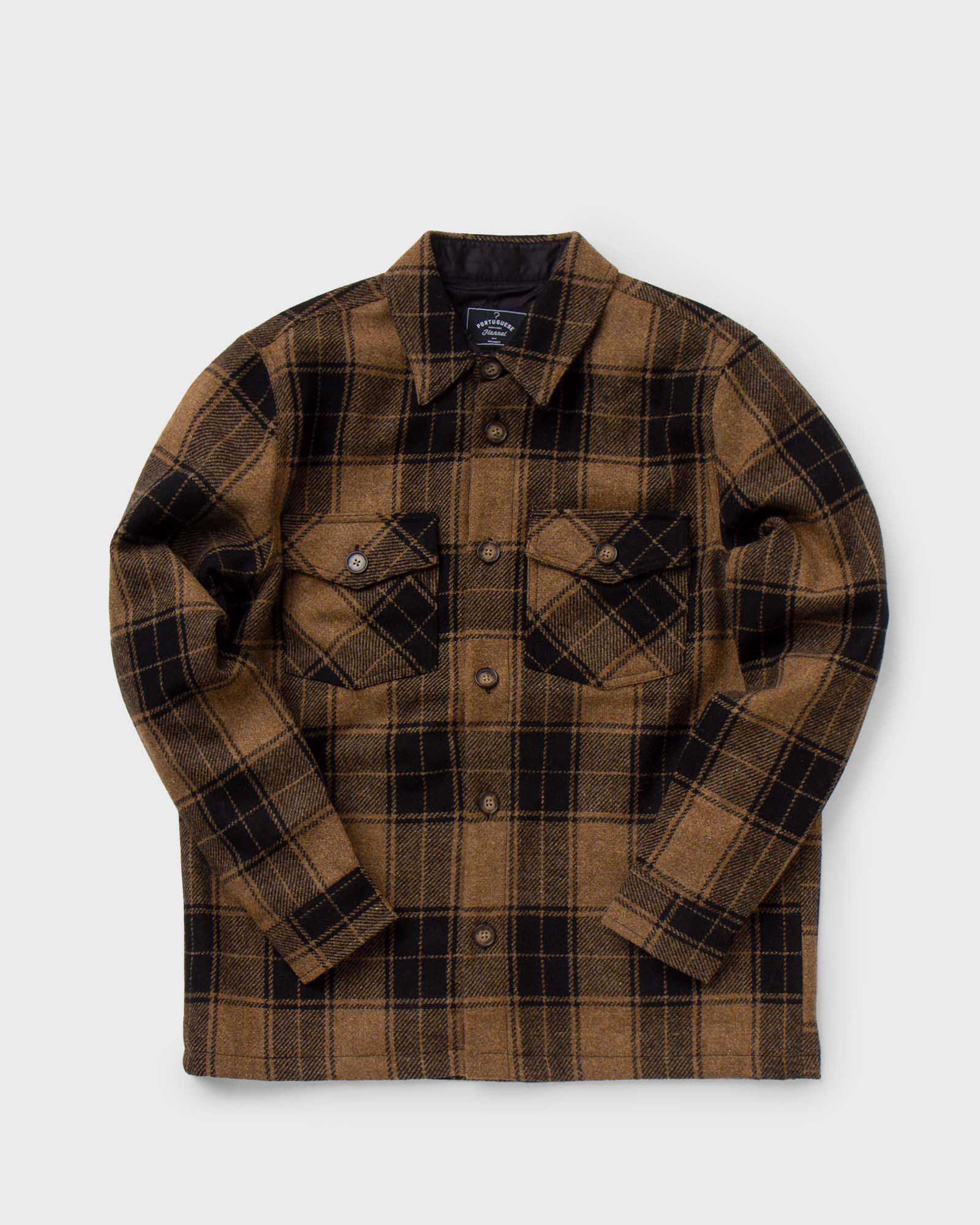 WOOL SIDE OVERSHIRT