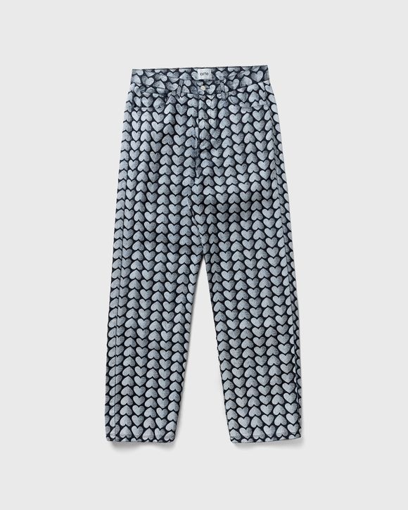 Allover Heart Denim Jeans