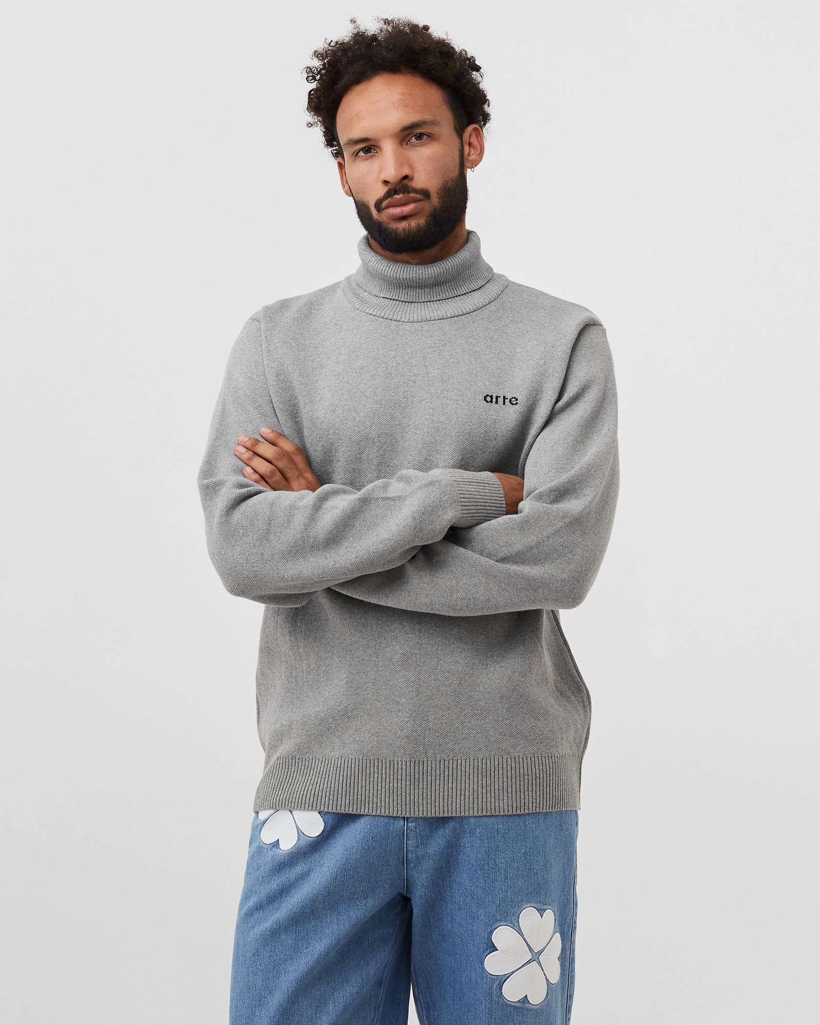 Turtleneck Knit Sweater