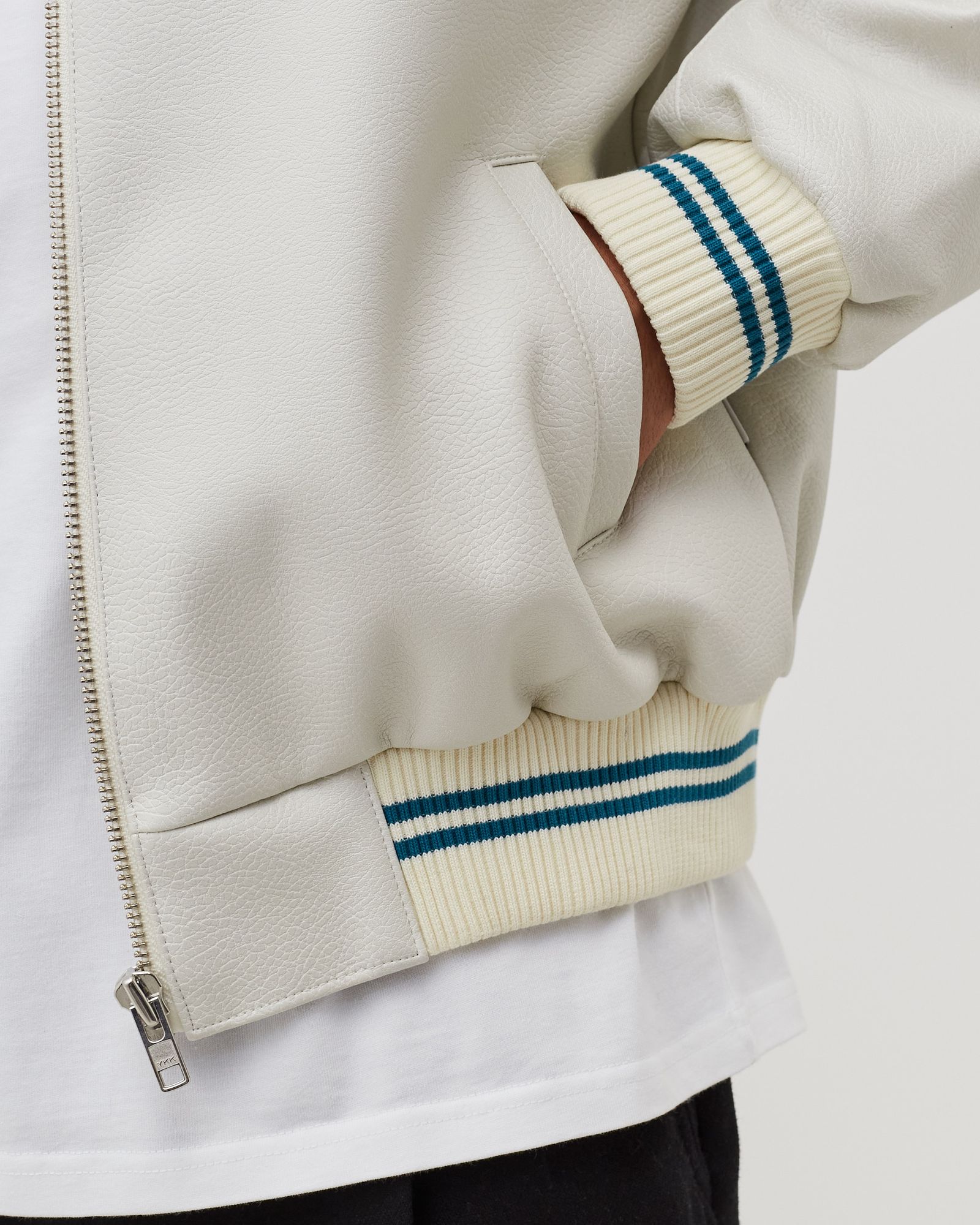 Printed Leather Jacket