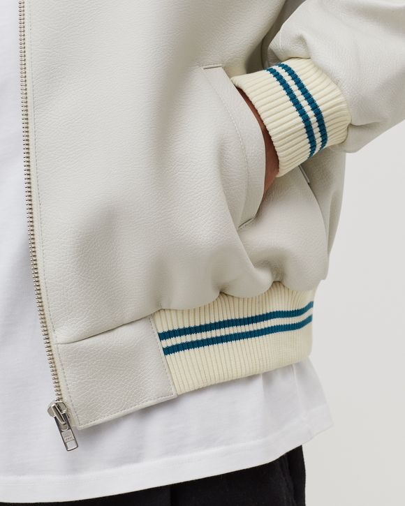 Printed Leather Jacket