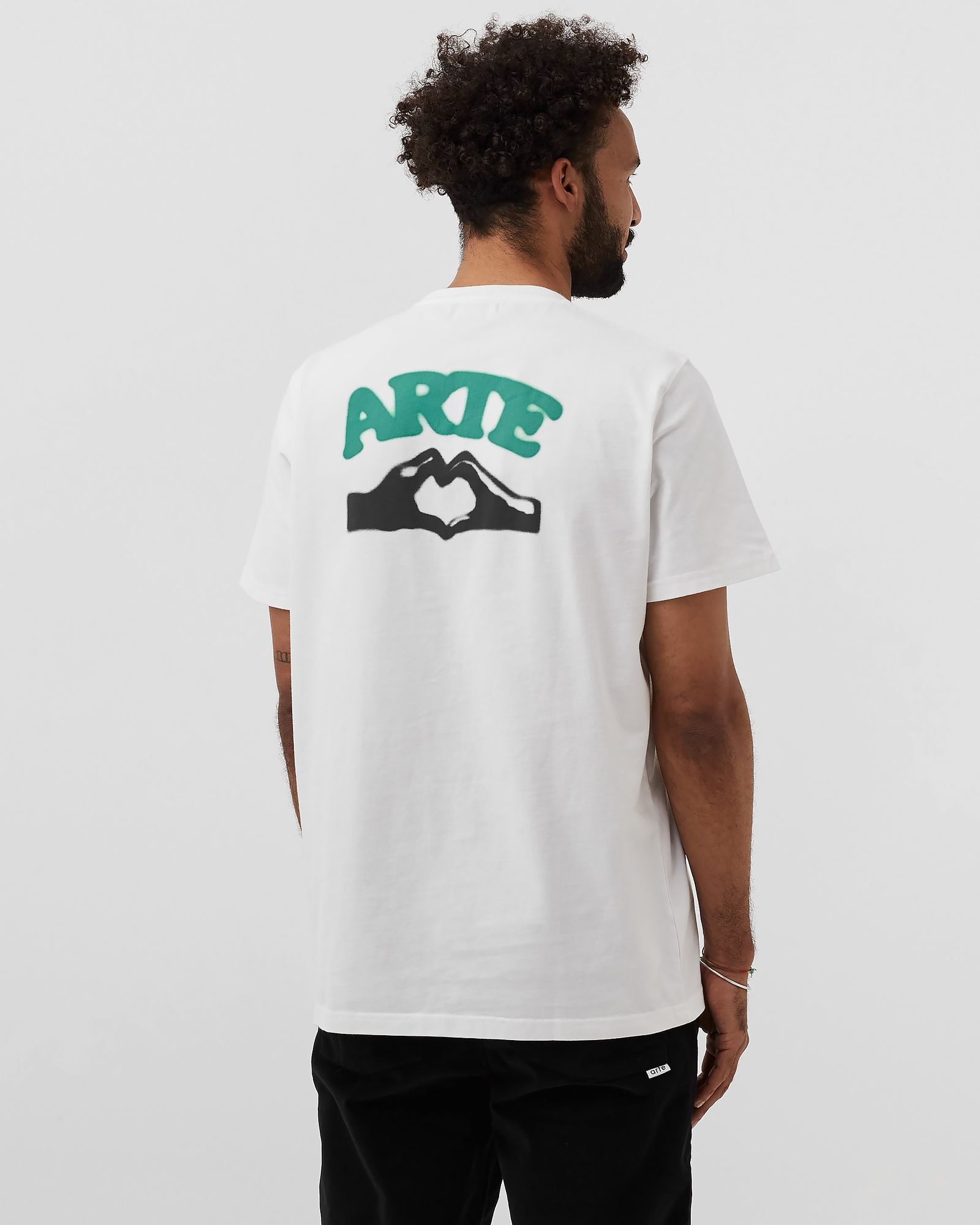 Spray Print Back Tee