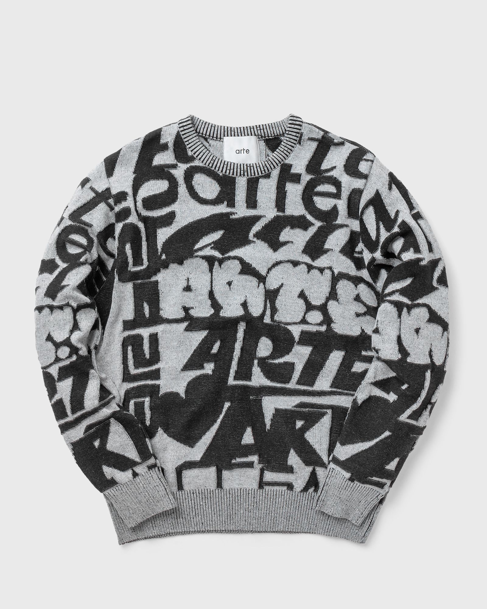 Allover jacquard Knit Sweater