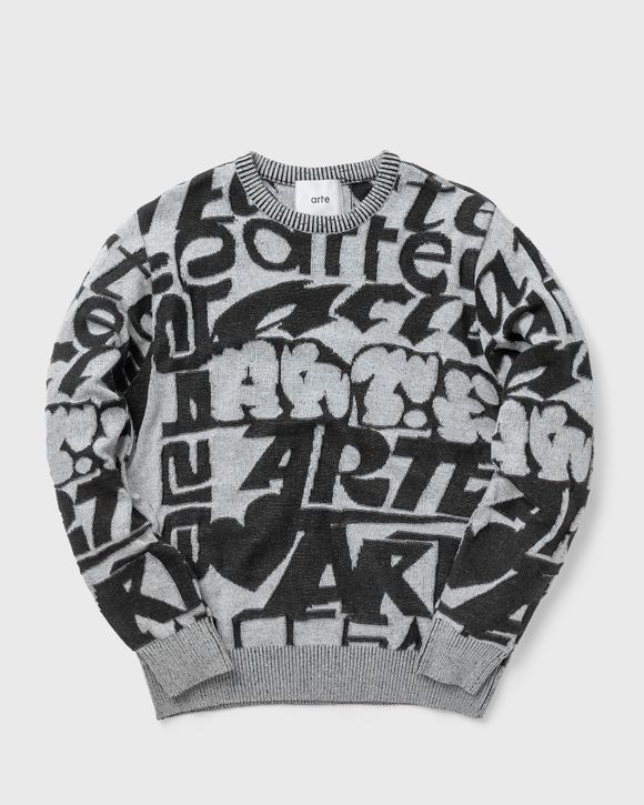 Allover jacquard Knit Sweater