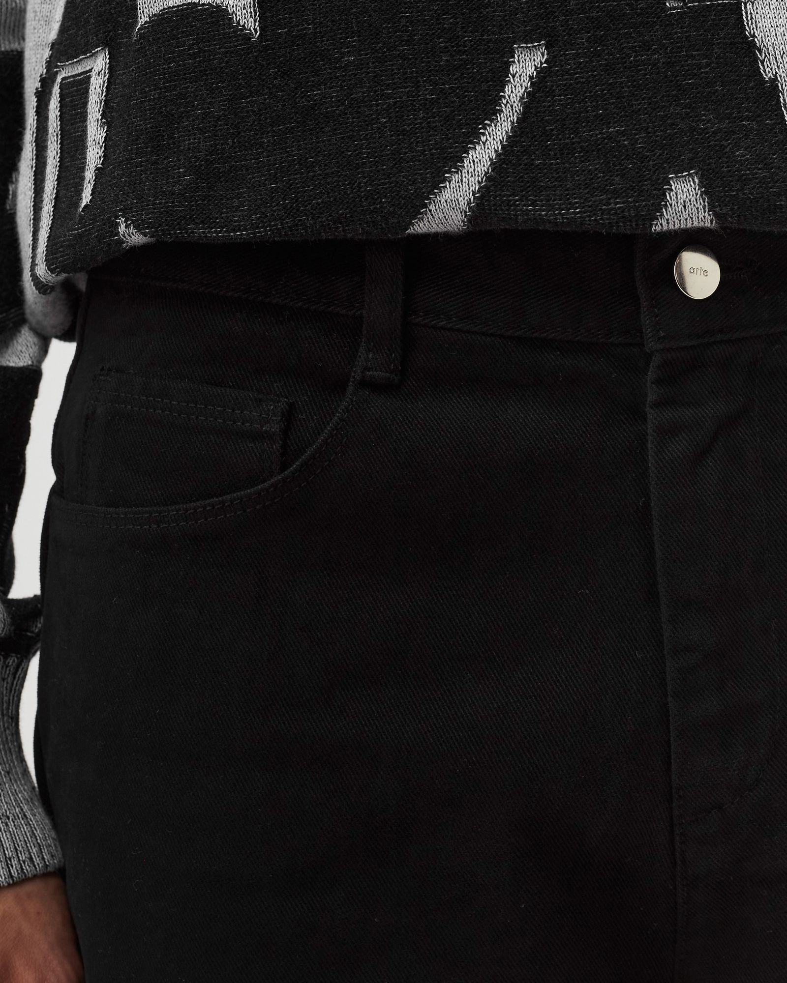 Heart Logo Print Pocket Jeans