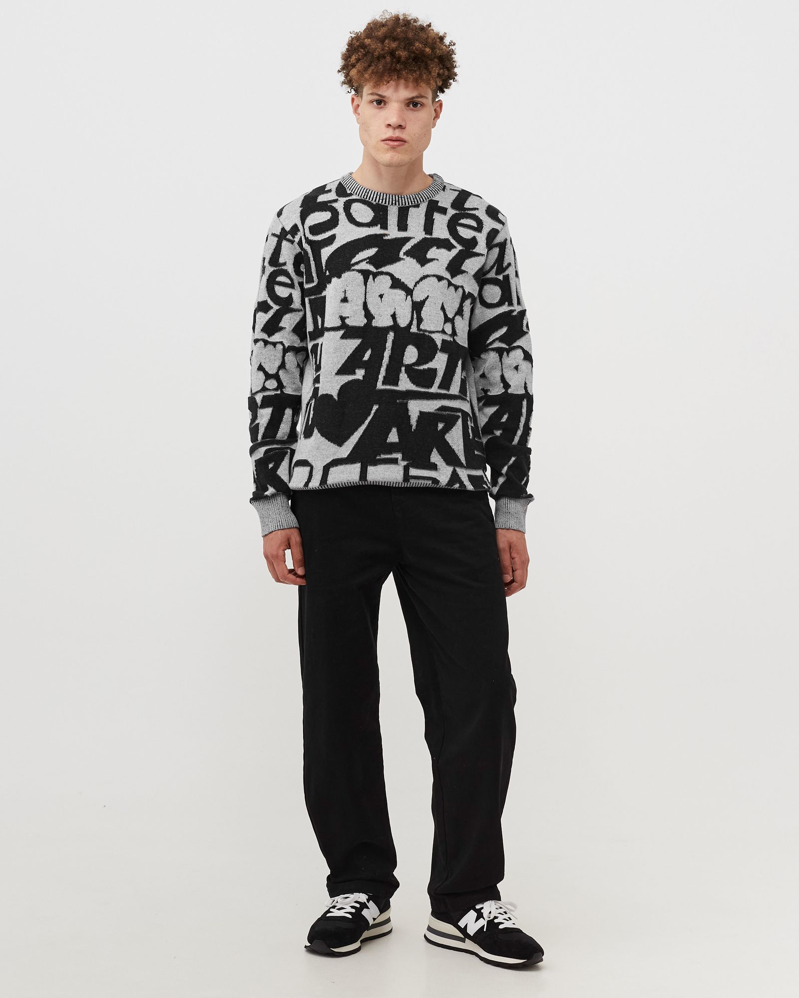 Heart Logo Print Pocket Jeans