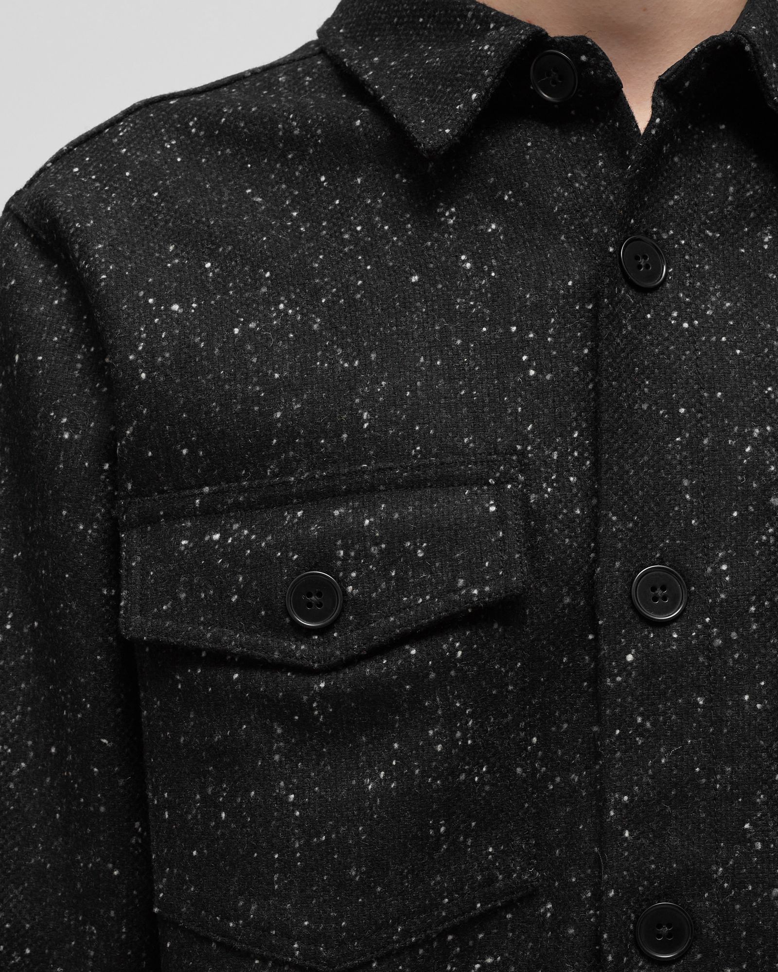 Wool Donegal Overshirt