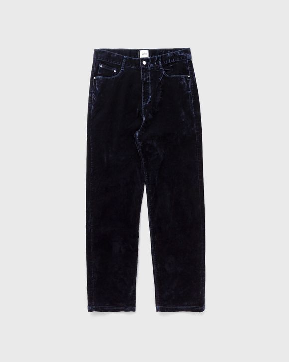 Arte Antwerp Velvet Flock Jeans Blue - navy