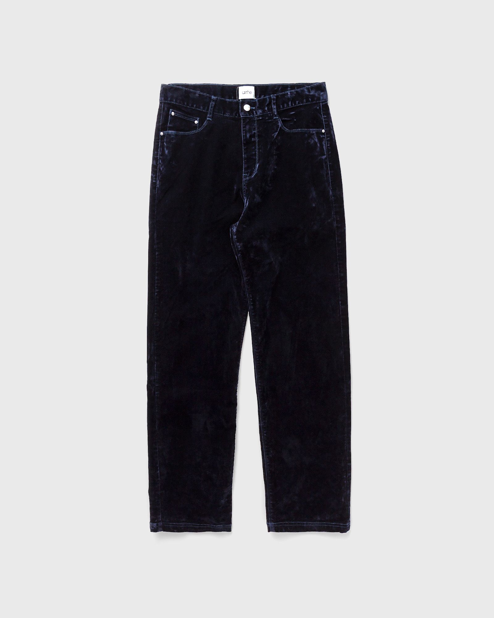 Arte Antwerp - velvet flock jeans men jeans blue in größe:xxl
