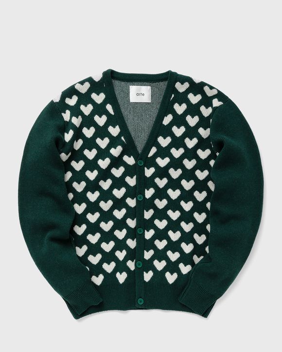 Heart Jacquard Cardigan