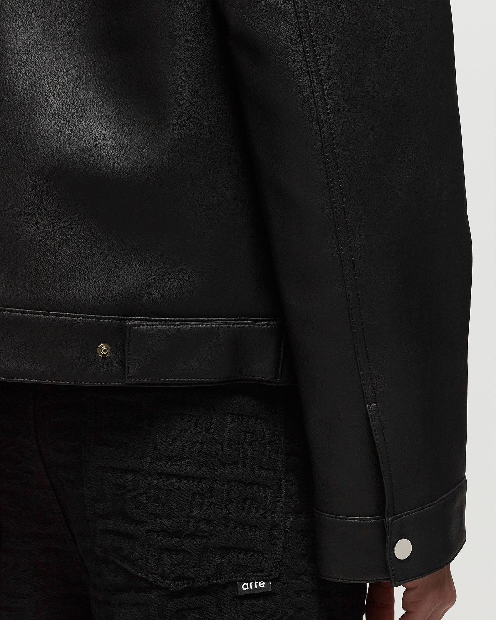 Jasper Basic Collar Leather Jacket