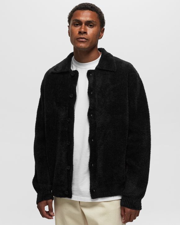 Arte Antwerp Fluffy Cardigan Black | BSTN Store