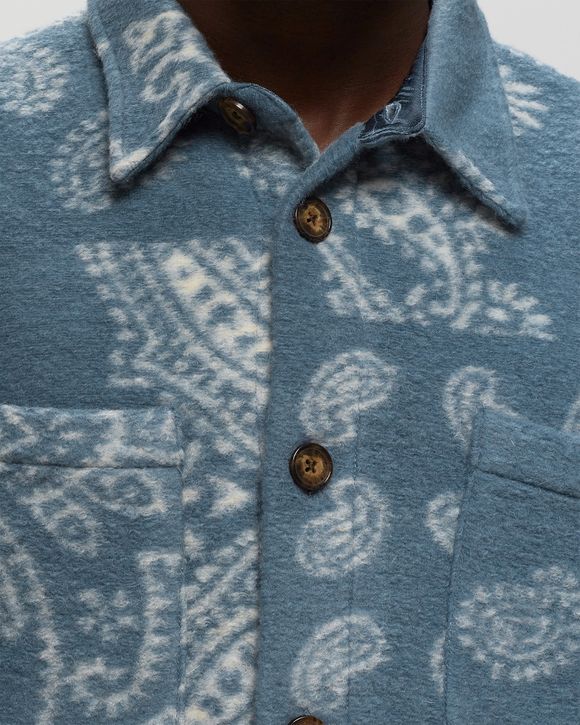 ABSTRACT PAISLEY OVERSHIRT