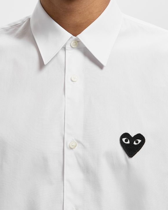 BLACK EMBLEM WOVEN SHIRT