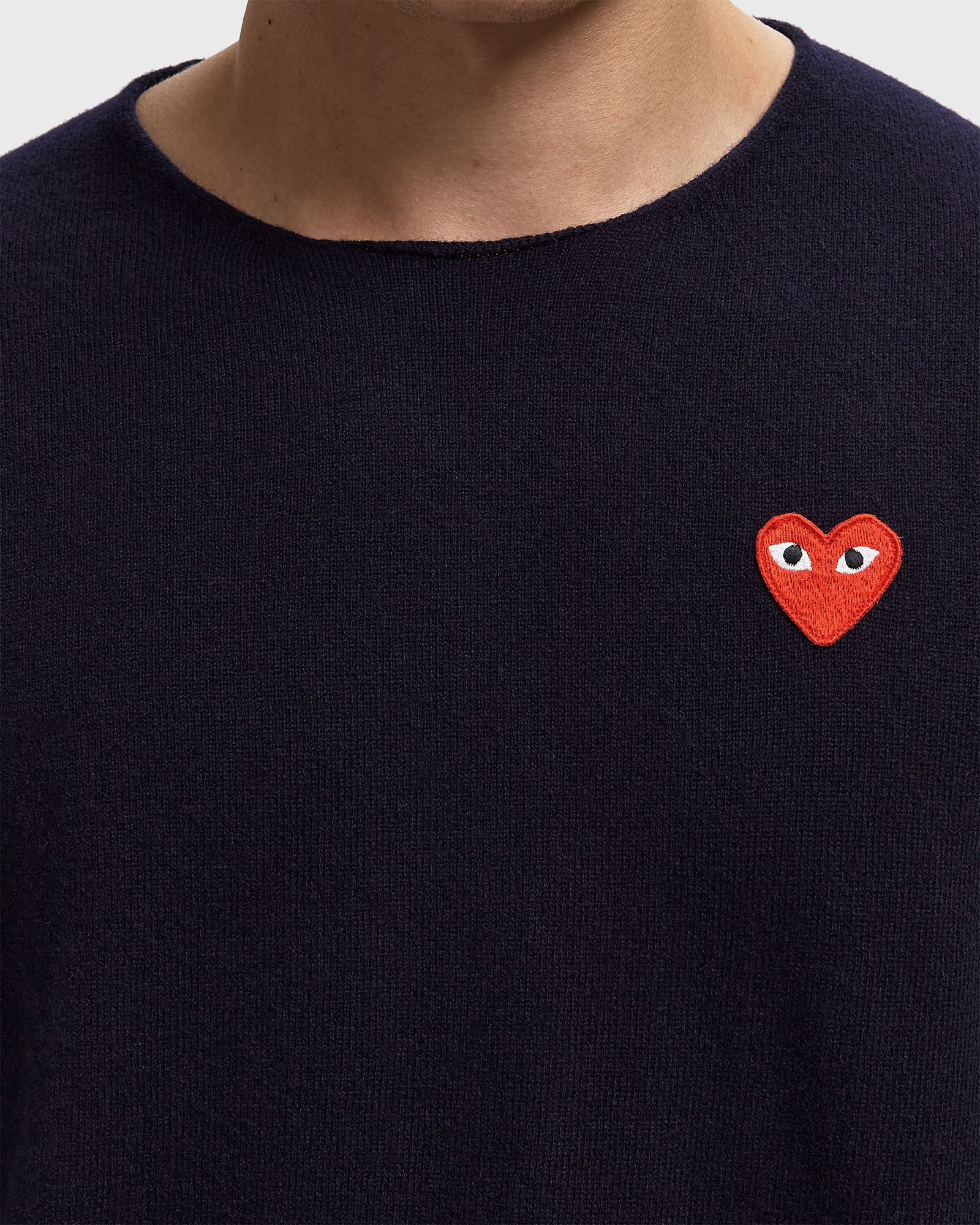 SWEATER RED EMBLEM KNIT