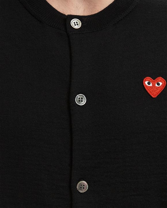 ROUND-NECK RED EMBLEM KNIT