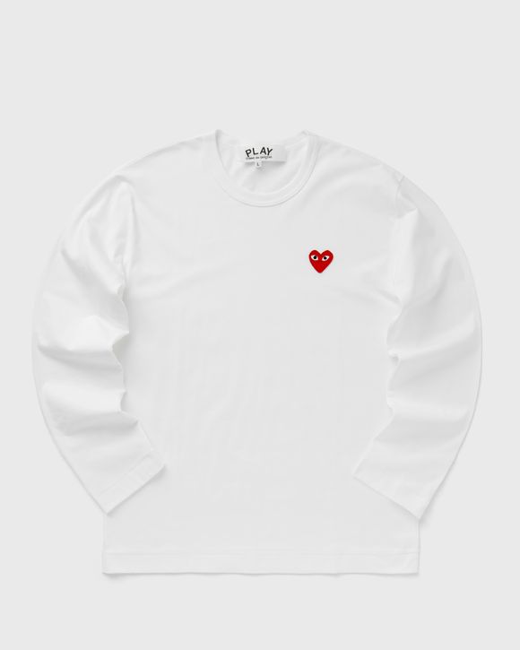 Comme des garcons play t shirt white deals