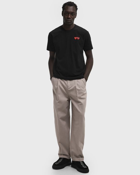Thumbnail - T-SHIRT DOUBLE BURGENDY EMBLEM KNIT