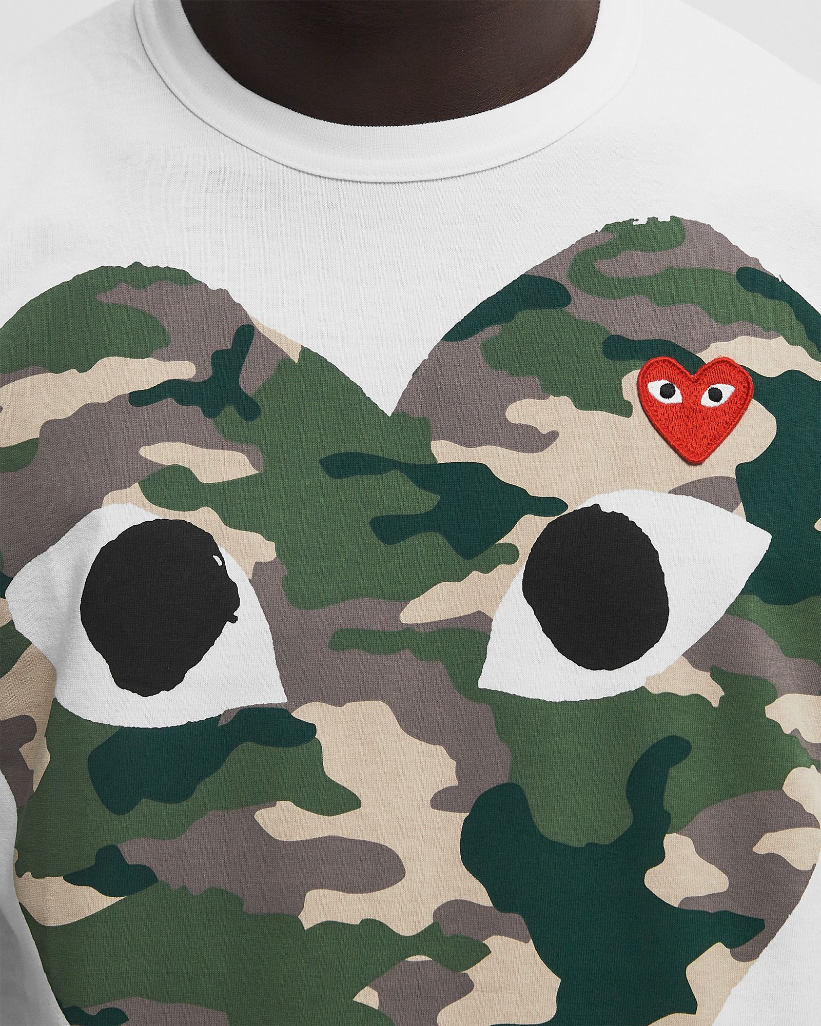 T-SHIRT RED EMBLEM KNIT