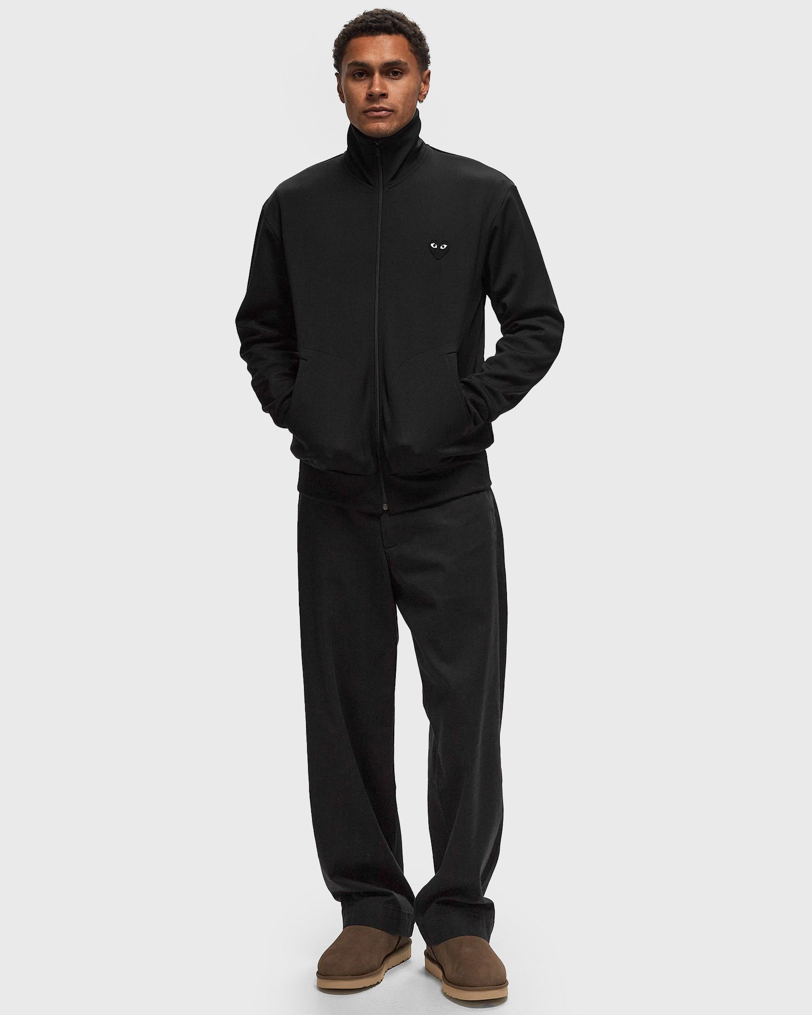 SWEATSHIRT BLACK EMBLEM KNIT