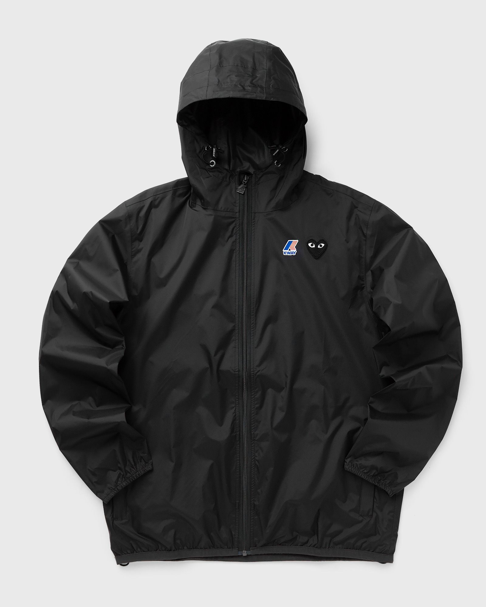 K-WAY JACKET BLACK EMBLEM