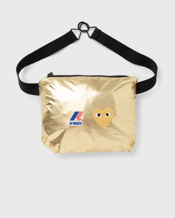 K-WAY JACKET GOLD EMBLEM