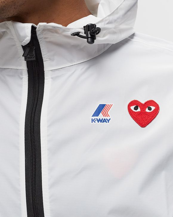 Comme des Garçons Play K-WAY ISEX JACKET White | BSTN Store