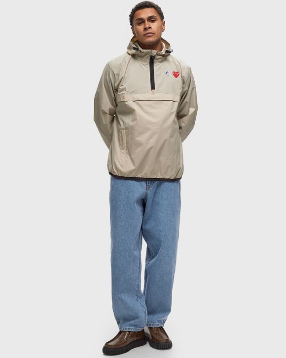 コート PLAY COMME des GARCONS OUTERWEAR (AZ-J502-051) Comme des Garçons Play K-WAY ISEX JACKET Beige | BSTN Store