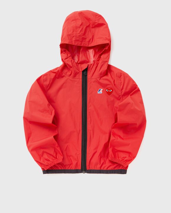 X K-WAY FULL ZIP JACKET RED EMBLEM