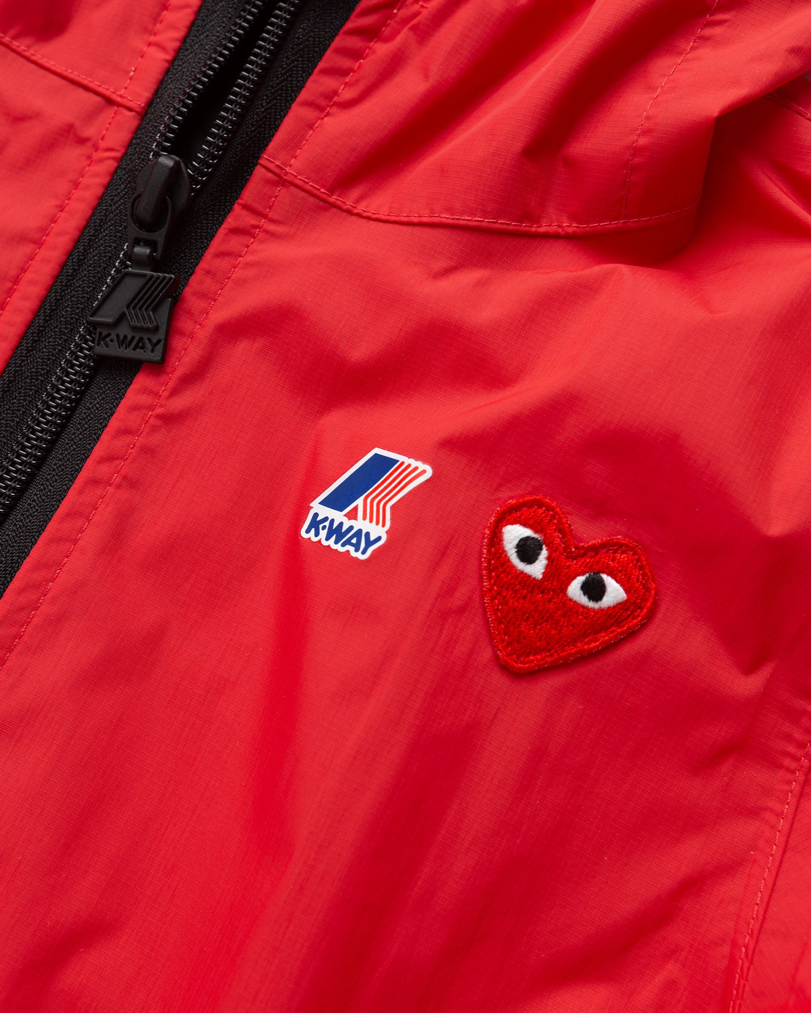 X K-WAY FULL ZIP JACKET RED EMBLEM