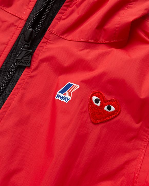 X K-WAY FULL ZIP JACKET RED EMBLEM