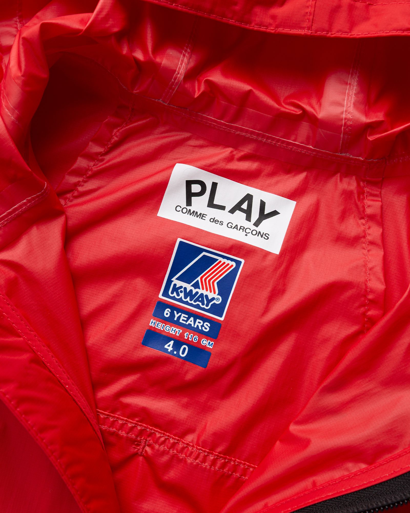 X K-WAY FULL ZIP JACKET RED EMBLEM