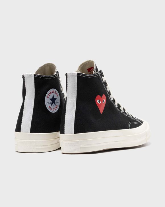 Comme des Garcons Play Black Converse Edition Chuck 70 Small Heart Sneakers