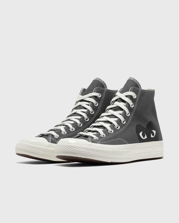 Comme des Garçons Play CDG PLAY x CONVERSE Chuck Taylor 70 High Top Grey -  GREY