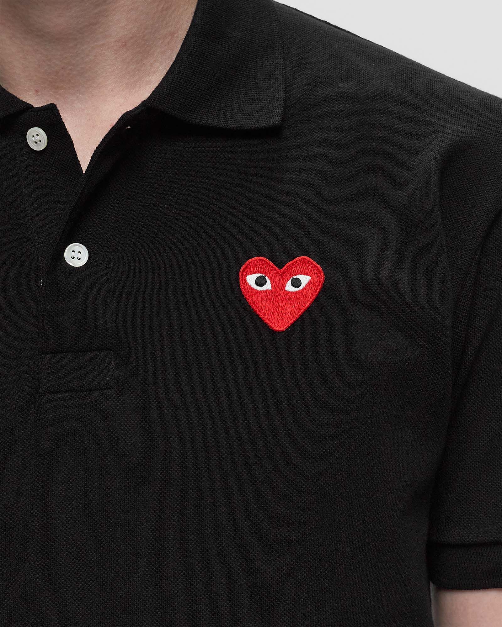 T-SHIRT RED EMBLEM KNIT