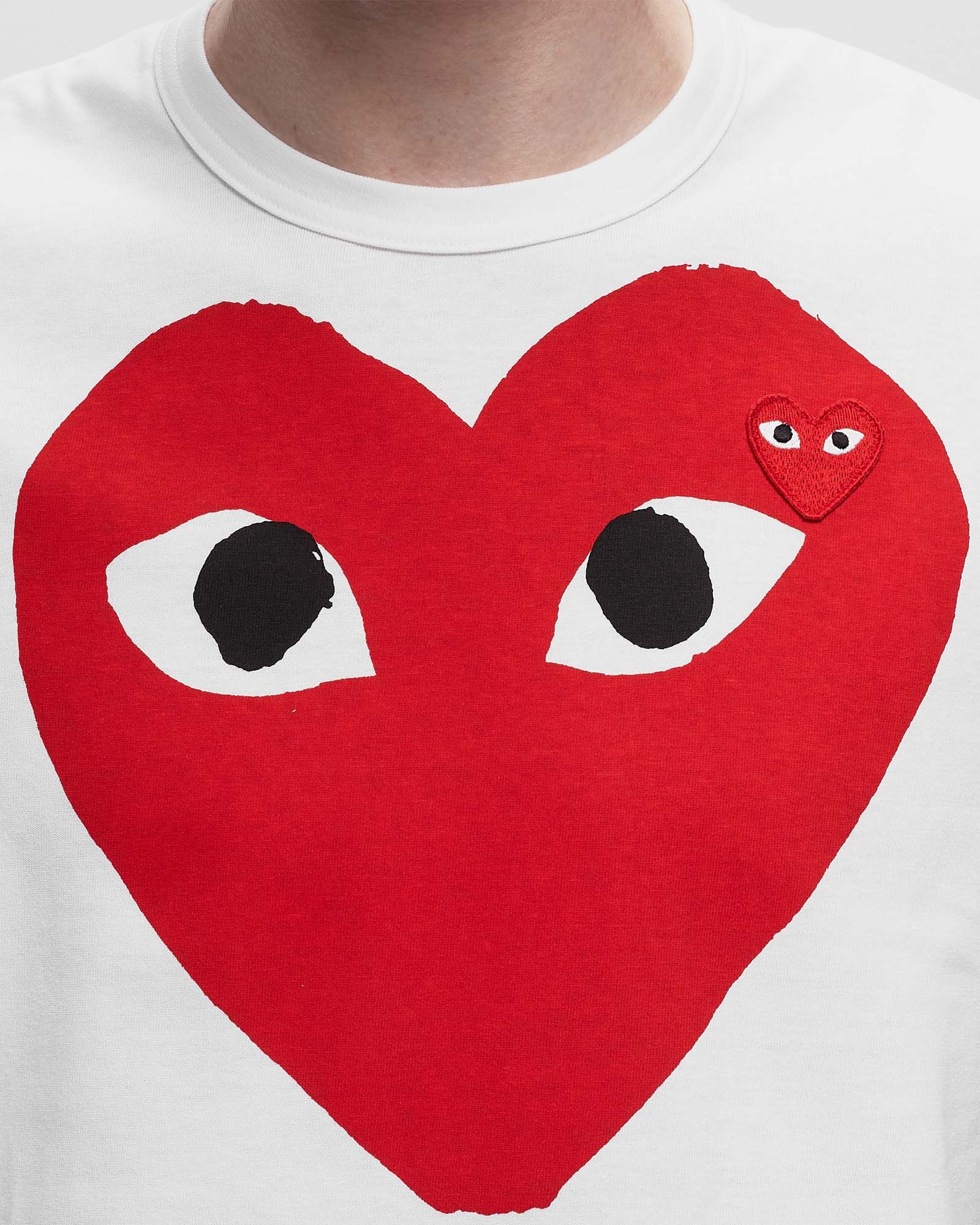 T-SHIRT RED EMBLEM KNIT