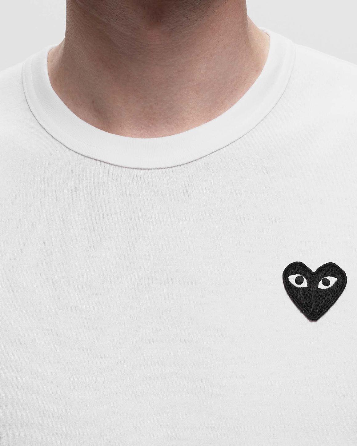Comme des Garçons Play T-SHIRT BLACK KNIT White | BSTN Store