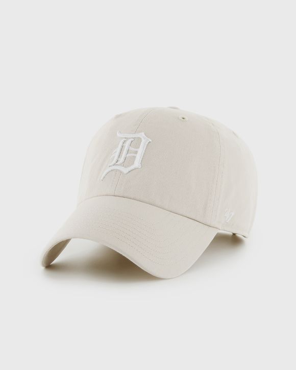 47 Brand - MLB Beige Unconstructed Cap - Detroit Tigers Clean Up Bone Dad Cap @ Hatstore