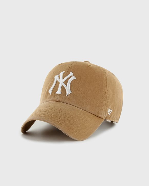 47 Brand Strapback Cap - Clean Up New York Yankees Camel
