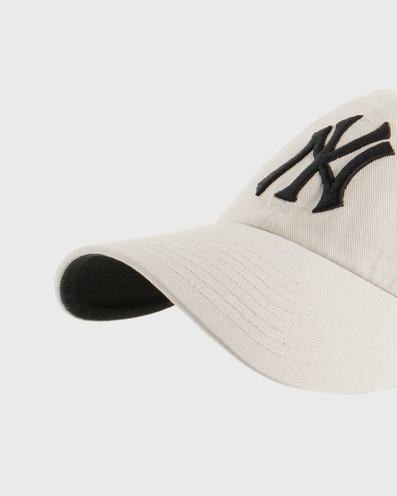 47 Brand - MLB Beige Unconstructed Cap - New York Yankees Ballpark Clean Up Bone Dad Cap @ Hatstore