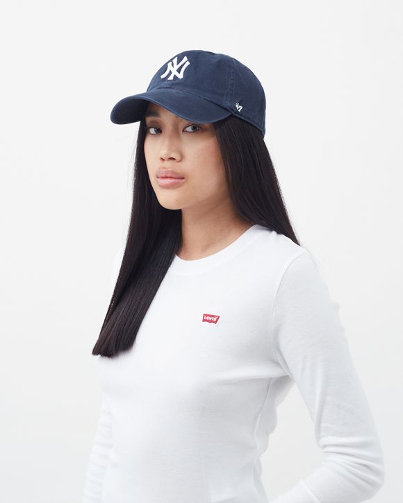 47 Brand New York Yankees White Rose Clean Up Cap