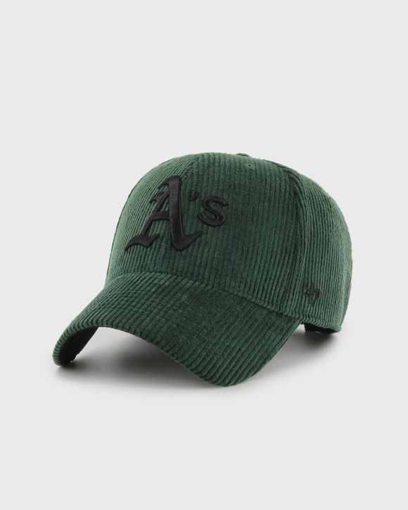 47 Brand - MLB Green Adjustable Cap - Oakland Athletics Thick Cord MVP Dark Green Adjustable @ Hatstore