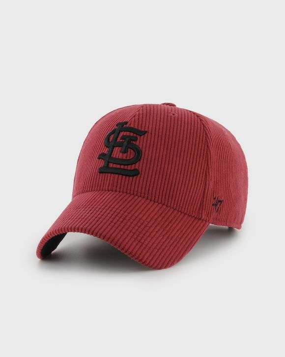 47 Brand - MLB Red Adjustable Cap - St. Louis Cardinals Thick Cord MVP Gamay Red Adjustable @ Hatstore