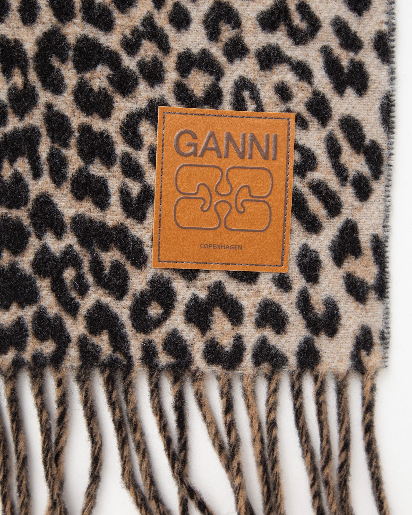 Double Face Wool Knit Scarf